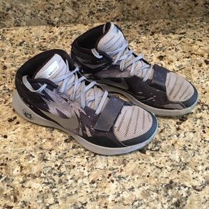 Nike basketball hitops- kd trey5-blk, Silver, gray
